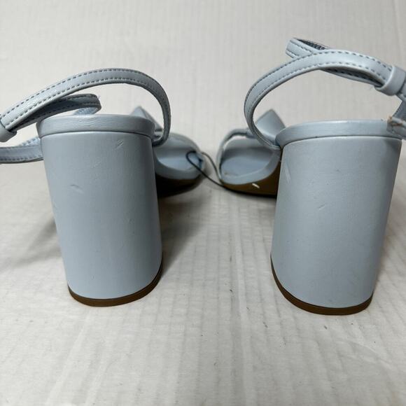 NWT Sam & Libby Size 10 Light Blue Bow Vamp Jordan High Heel Strappy Sandal - Picture 8 of 13